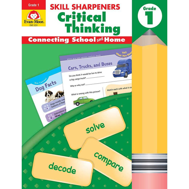 Skill Sharpeners: Critical Thinking (Grade 1) (Evan-Moor)-Activity: 學習補充 Learning & Supplemental-買書書 BuyBookBook