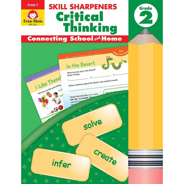 Skill Sharpeners: Critical Thinking (Grade 2) (Evan-Moor)-Activity: 學習補充 Learning & Supplemental-買書書 BuyBookBook