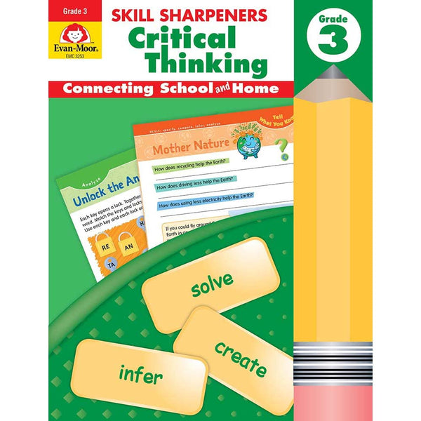 Skill Sharpeners: Critical Thinking (Grade 3) (Evan-Moor)-Activity: 學習補充 Learning & Supplemental-買書書 BuyBookBook