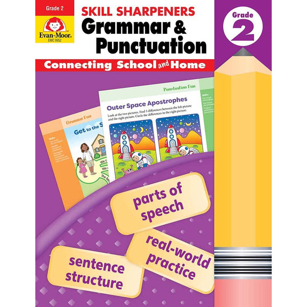 Skill Sharpeners: Grammar & Punctuation (Grade 2) (Evan-Moor)-Activity: 學習補充 Learning & Supplemental-買書書 BuyBookBook