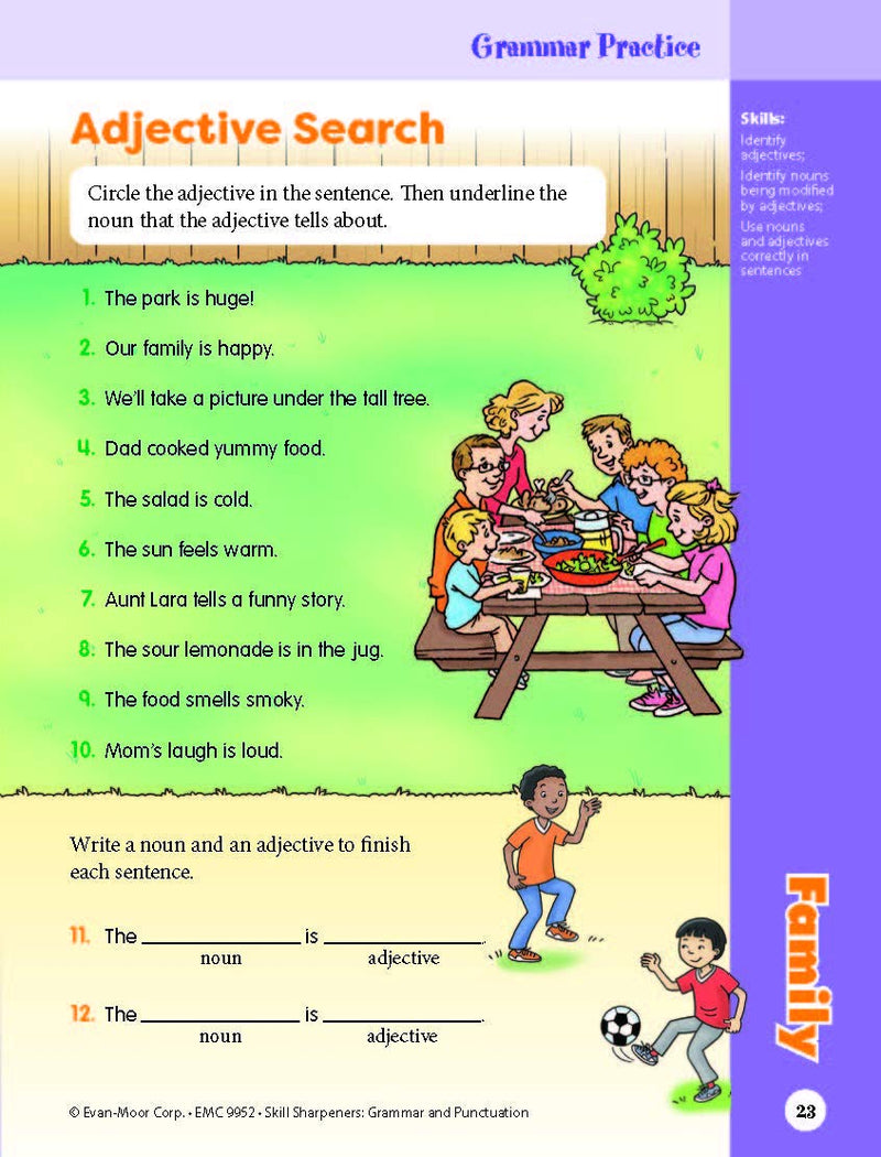 Skill Sharpeners: Grammar & Punctuation (Grade 2) (Evan-Moor)-Activity: 學習補充 Learning & Supplemental-買書書 BuyBookBook