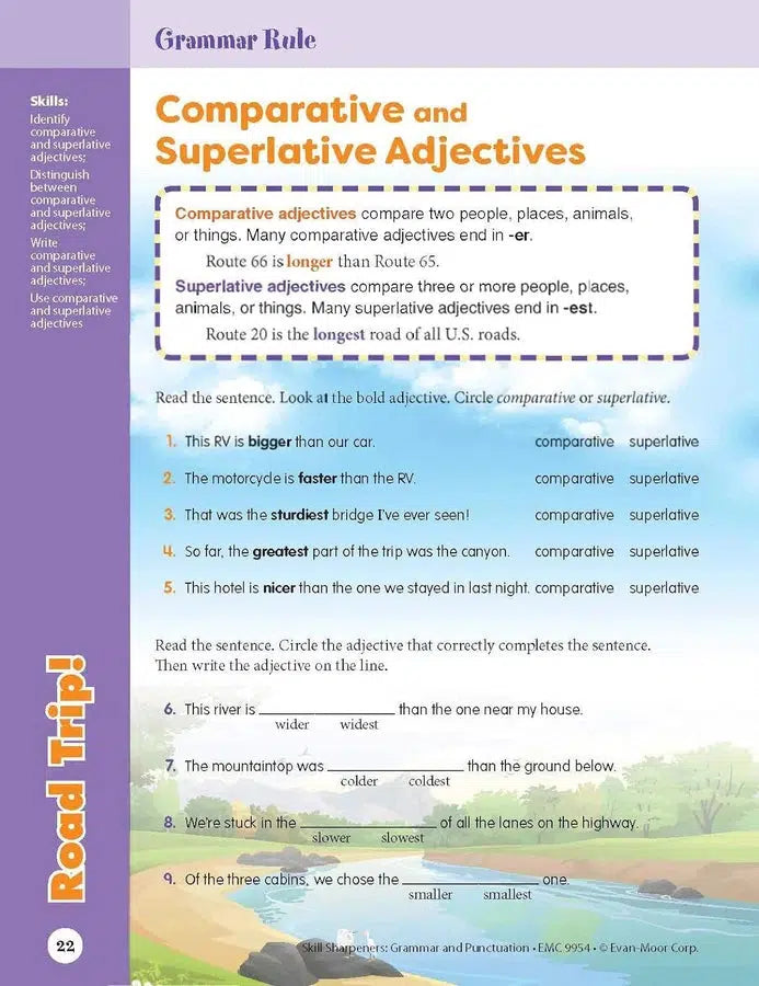 Skill Sharpeners: Grammar & Punctuation (Grade 4) (Evan-Moor)-Activity: 學習補充 Learning & Supplemental-買書書 BuyBookBook