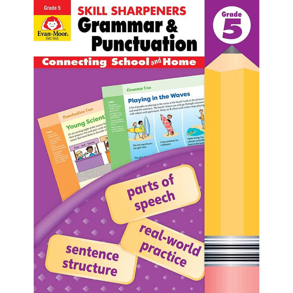 Skill Sharpeners: Grammar & Punctuation (Grade 5) (Evan-Moor)-Activity: 學習補充 Learning & Supplemental-買書書 BuyBookBook