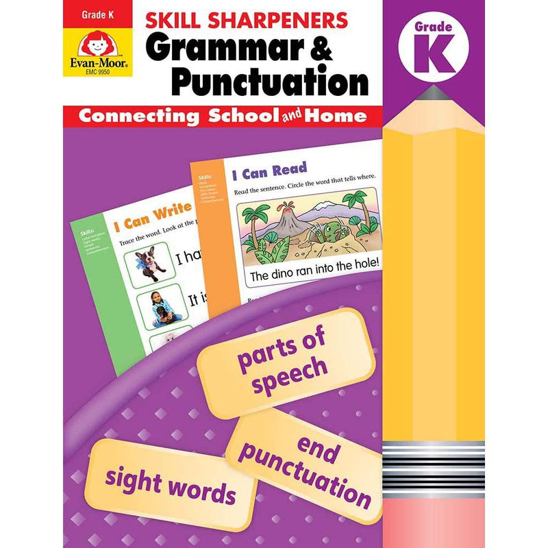 Skill Sharpeners: Grammar & Punctuation (Grade K) (Evan-Moor)-Activity: 學習補充 Learning & Supplemental-買書書 BuyBookBook