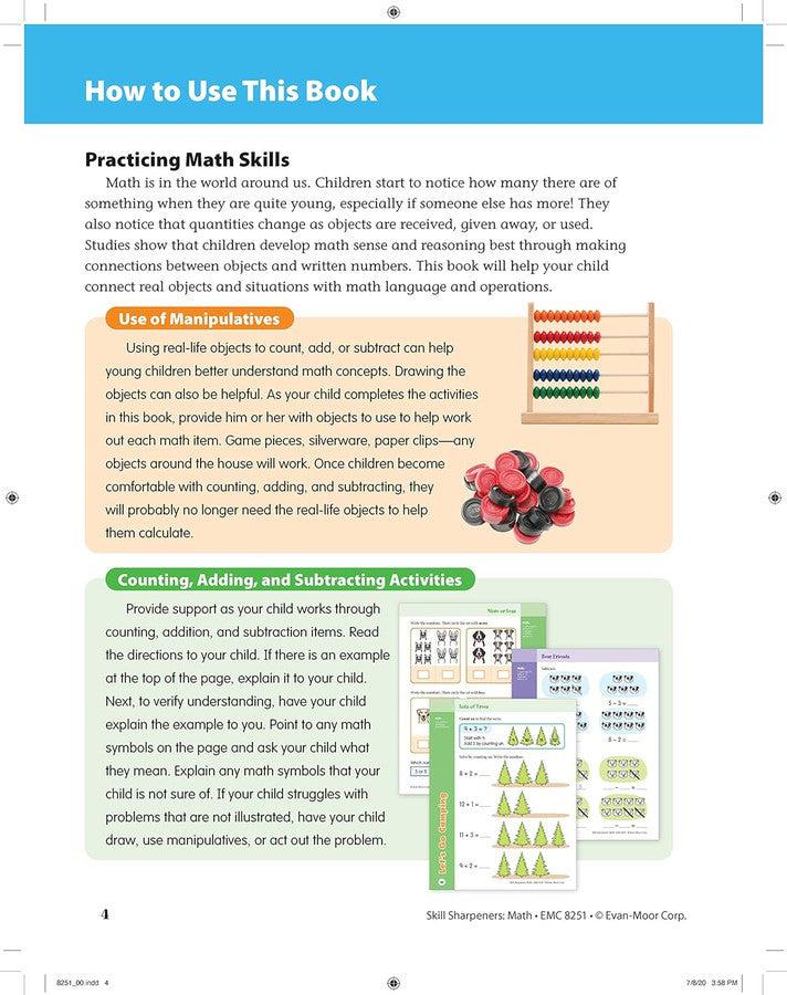 Skill Sharpeners: Math (Grade 1) (Evan-Moor)-Activity: 學習補充 Learning & Supplemental-買書書 BuyBookBook