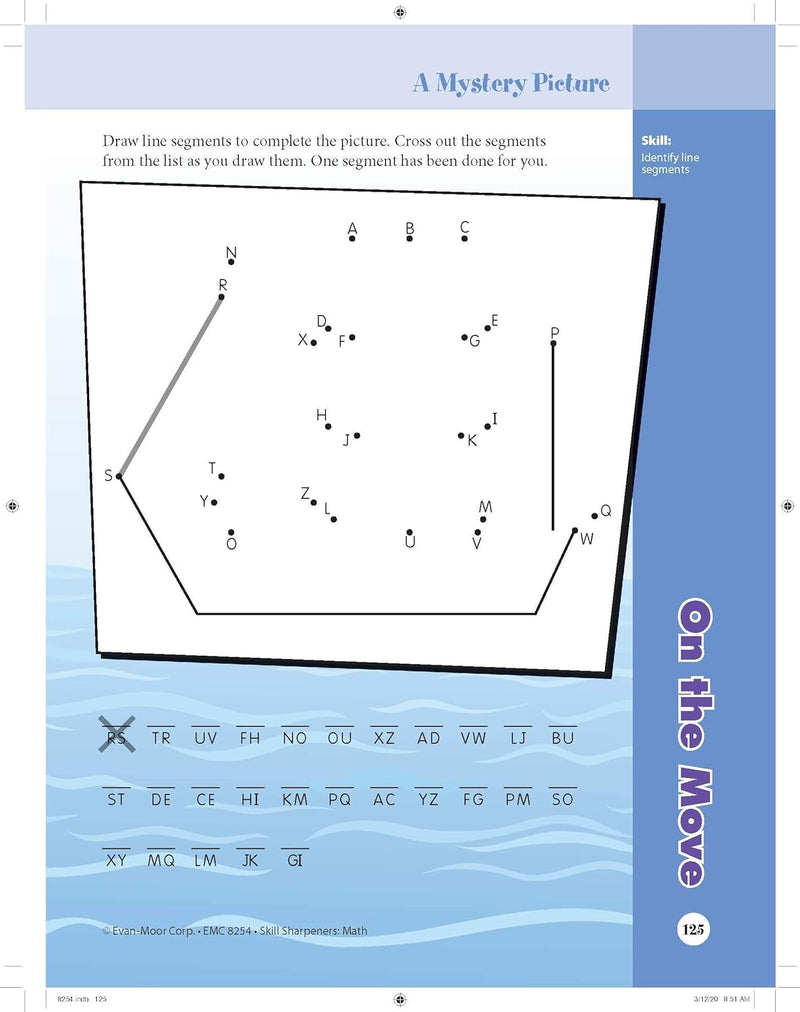 Skill Sharpeners: Math (Grade 4) (Evan-Moor)-Activity: 學習補充 Learning & Supplemental-買書書 BuyBookBook