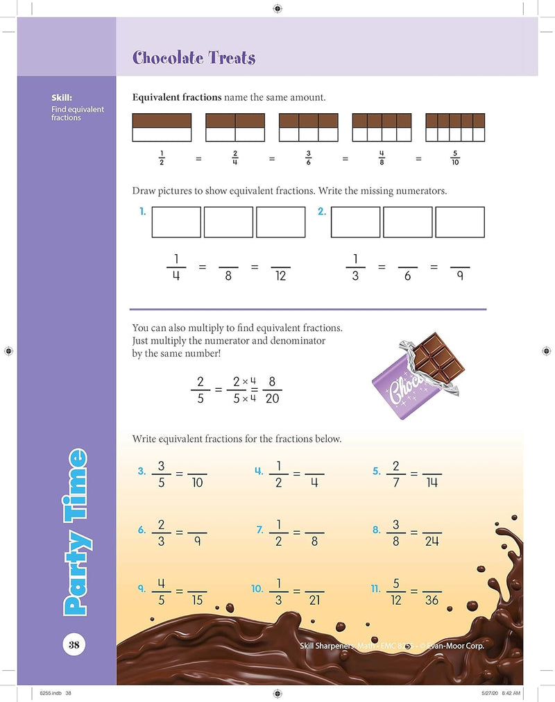 Skill Sharpeners: Math (Grade 5) (Evan-Moor)-Activity: 學習補充 Learning & Supplemental-買書書 BuyBookBook