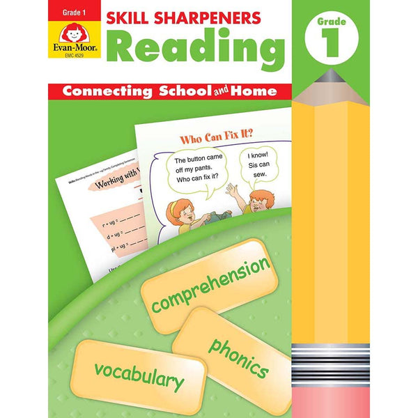 Skill Sharpeners: Reading (Grade 1) (Evan-Moor)-Activity: 學習補充 Learning & Supplemental-買書書 BuyBookBook