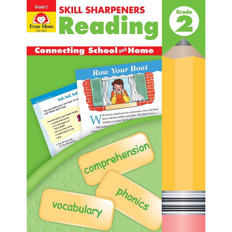 Skill Sharpeners: Reading (Grade 2) (Evan-Moor)-Activity: 學習補充 Learning & Supplemental-買書書 BuyBookBook