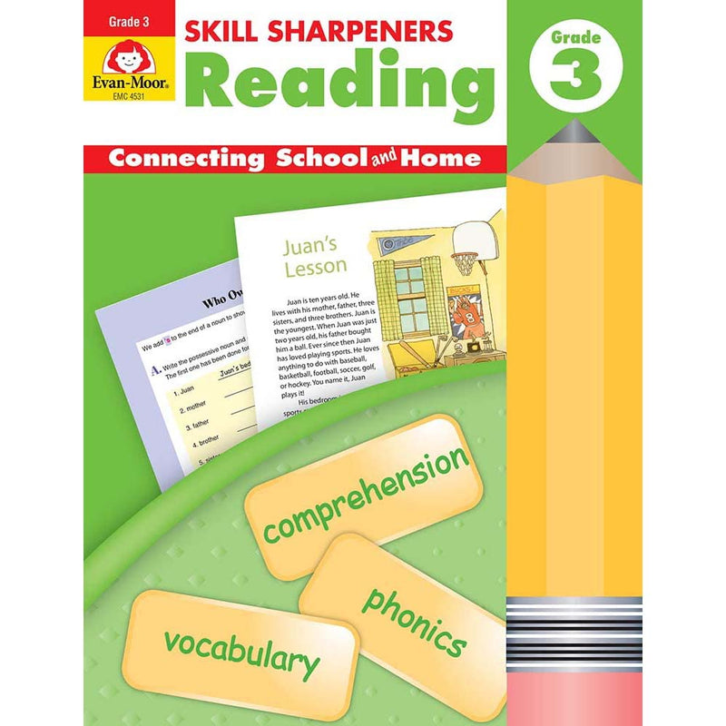 Skill Sharpeners: Reading (Grade 3) (Evan-Moor)-Activity: 學習補充 Learning & Supplemental-買書書 BuyBookBook