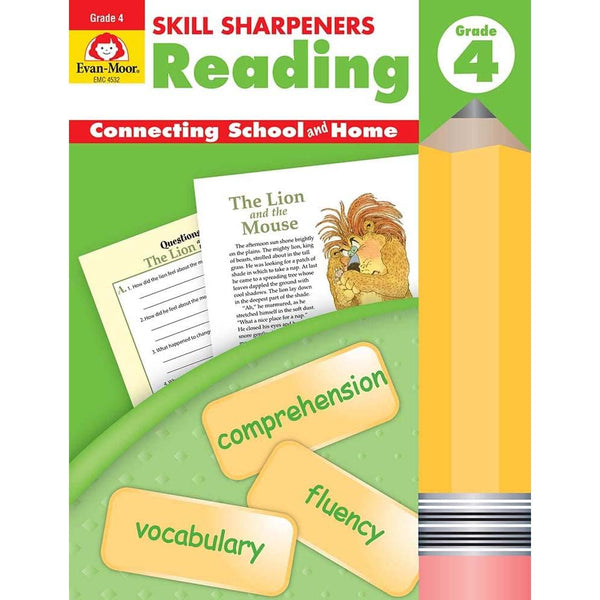 Skill Sharpeners: Reading (Grade 4) (Evan-Moor)-Activity: 學習補充 Learning & Supplemental-買書書 BuyBookBook