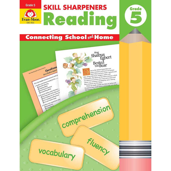 Skill Sharpeners: Reading (Grade 5) (Evan-Moor)-Activity: 學習補充 Learning & Supplemental-買書書 BuyBookBook