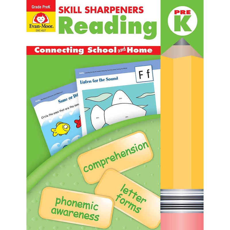 Skill Sharpeners: Reading (Grade Prek) (Evan-Moor)-Activity: 學習補充 Learning & Supplemental-買書書 BuyBookBook