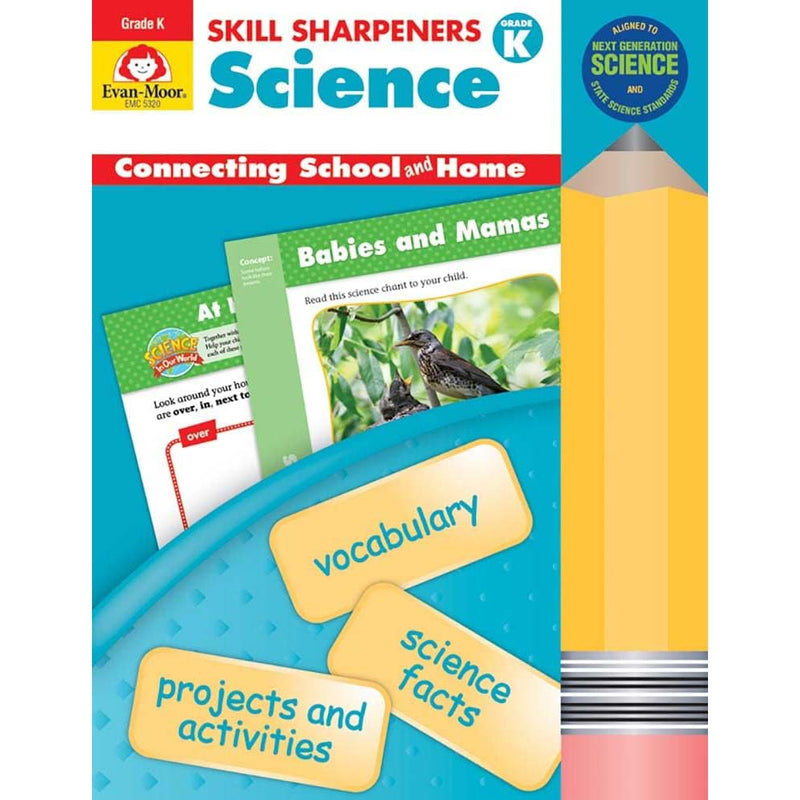 Skill Sharpeners: Science (Grade K) (Evan-Moor)-Activity: 學習補充 Learning & Supplemental-買書書 BuyBookBook