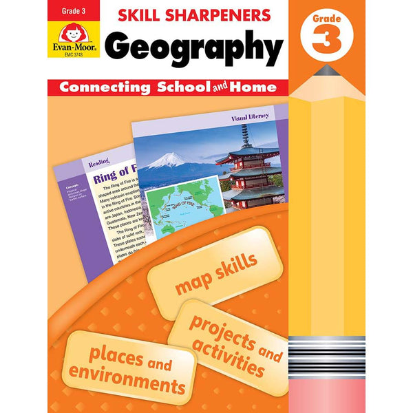 Skill Sharpeners: Geography (Grade 3) (Evan-Moor)