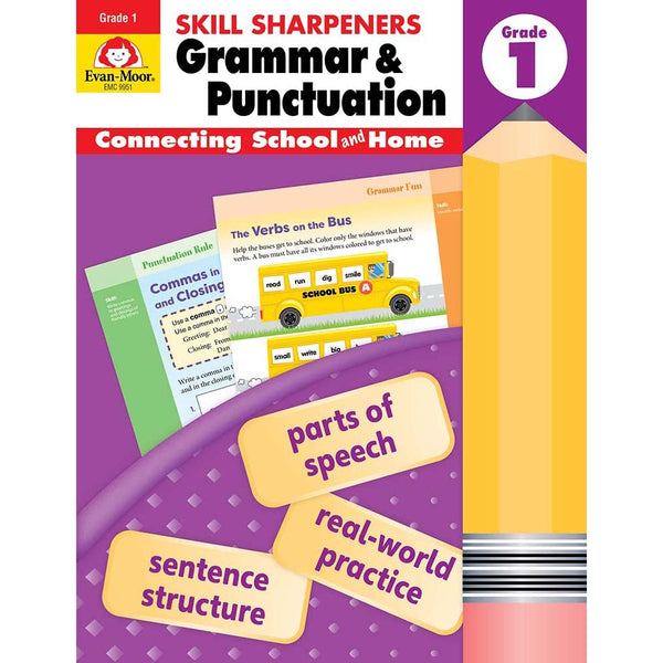Skill Sharpeners: Grammar & Punctuation (Grade 1) (Evan-Moor)