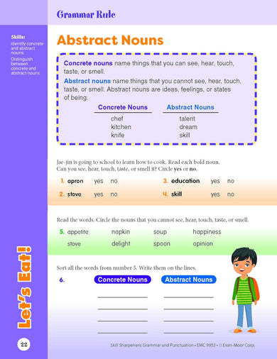 Skill Sharpeners: Grammar & Punctuation (Grade 3) (Evan-Moor)-Activity: 學習補充 Learning & Supplemental-買書書 BuyBookBook