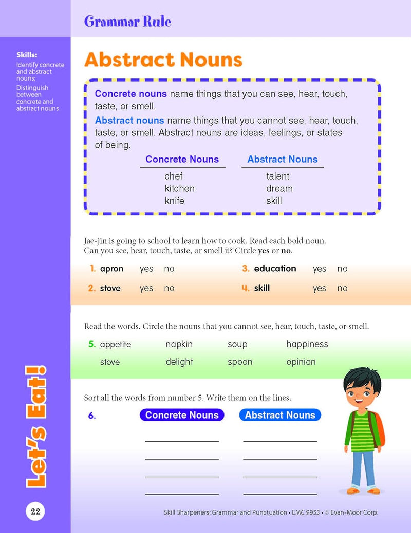 Skill Sharpeners: Grammar & Punctuation (Grade 3) (Evan-Moor)