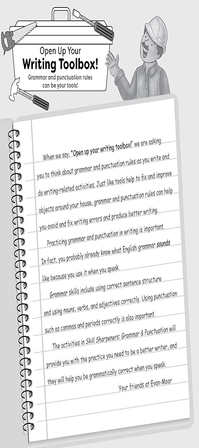 Skill Sharpeners: Grammar & Punctuation (Grade 5) (Evan-Moor)