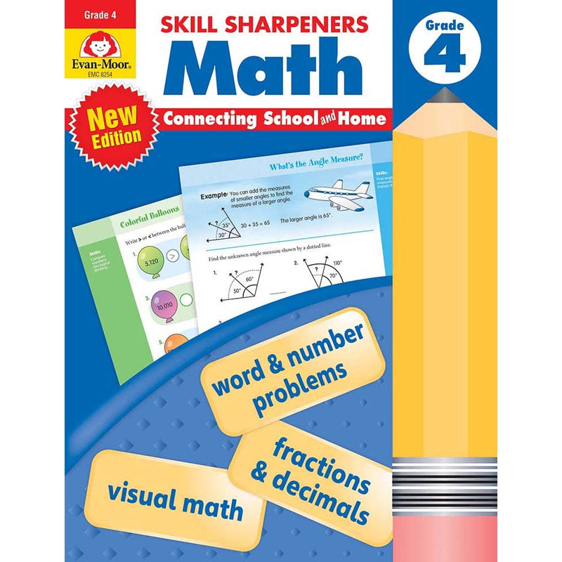 Skill Sharpeners: Math (Grade 4) (Evan-Moor)
