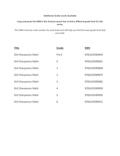 Skill Sharpeners: Math (Grade K) (Evan-Moor)-Activity: 學習補充 Learning & Supplemental-買書書 BuyBookBook