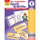 Skill Sharpeners: Spell & Write (Grade 1) (Evan-Moor)-Activity: 學習補充 Learning & Supplemental-買書書 BuyBookBook