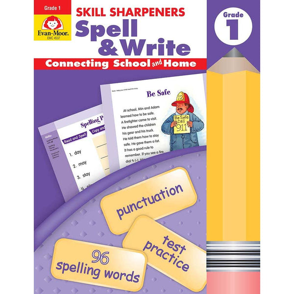 Skill Sharpeners: Spell & Write (Grade 1) (Evan-Moor)