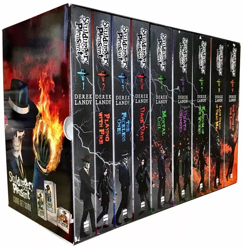 Skulduggery Pleasant Series book set (Derek Landy)-Fiction: 偵探懸疑 Detective & Mystery-買書書 BuyBookBook