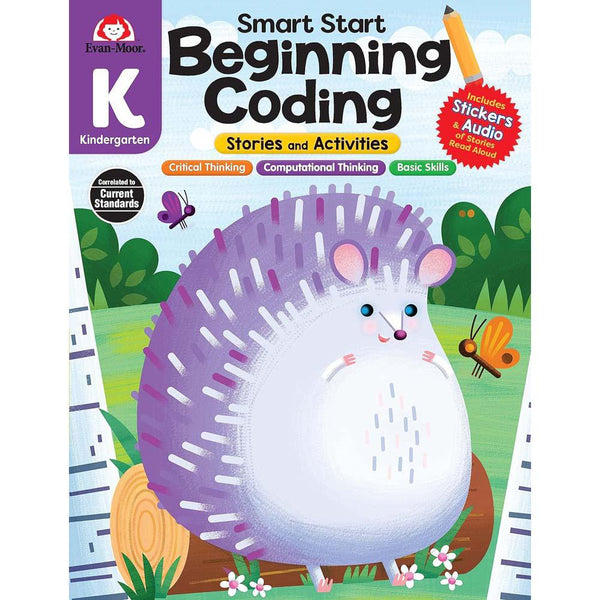 Smart Start: Beginning Coding Stories and Activities (Grade K) (Evan-Moor)-Activity: 學習補充 Learning & Supplemental-買書書 BuyBookBook