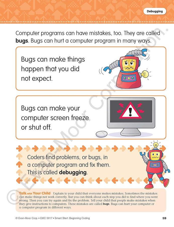 Smart Start: Beginning Coding Stories and Activities (Grade Prek) (Evan-Moor)-Activity: 學習補充 Learning & Supplemental-買書書 BuyBookBook
