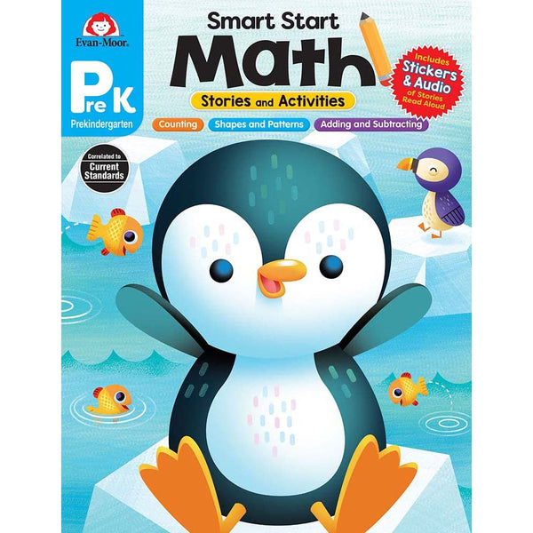 Smart Start: Math Stories and Activities (Grade Prek) (Evan-Moor)-Activity: 學習補充 Learning & Supplemental-買書書 BuyBookBook