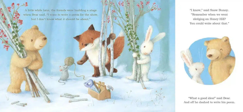 Snow Bunny's Christmas Show (Rebecca Harry)-Fiction: 兒童繪本 Picture Books-買書書 BuyBookBook