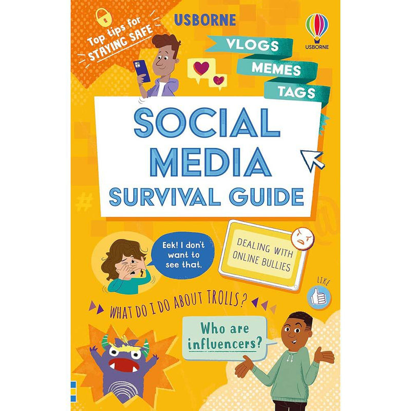 Social Media Survival Guide (Usborne Life Skills) (Holly Bathie)-Nonfiction: 科學科技 Science & Technology-買書書 BuyBookBook