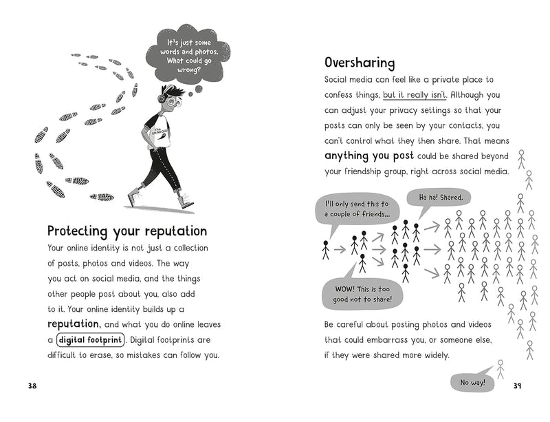 Social Media Survival Guide (Usborne Life Skills) (Holly Bathie)-Nonfiction: 科學科技 Science & Technology-買書書 BuyBookBook