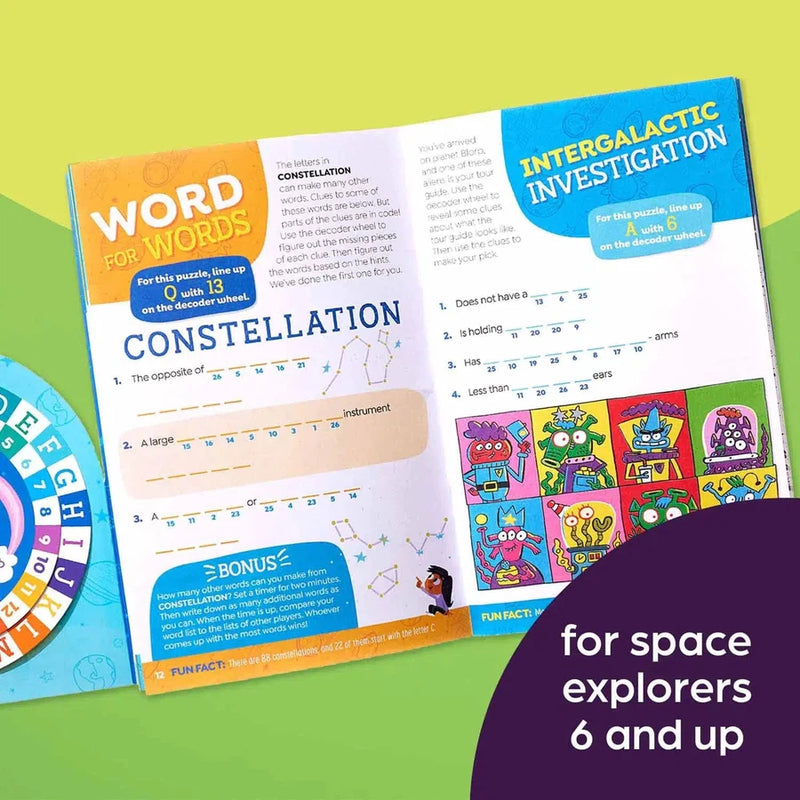 Space Code Crackers (Highlights Fun to Go)-Activity: 益智解謎 Puzzle & Quiz-買書書 BuyBookBook