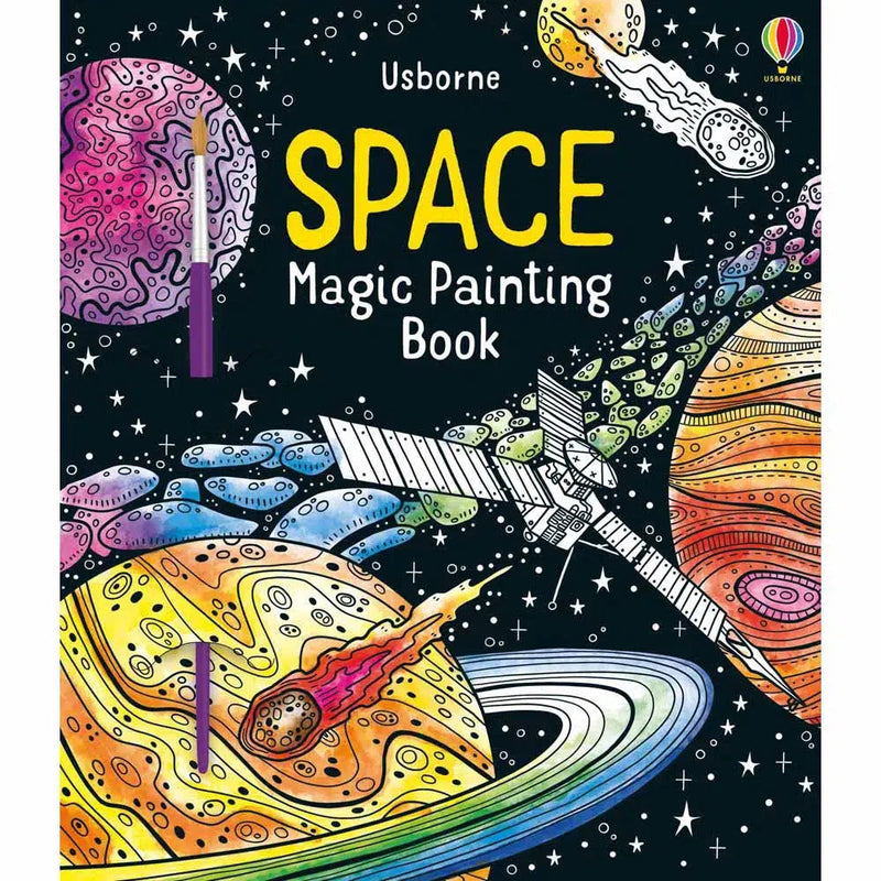 Space Magic Painting Book Usborne