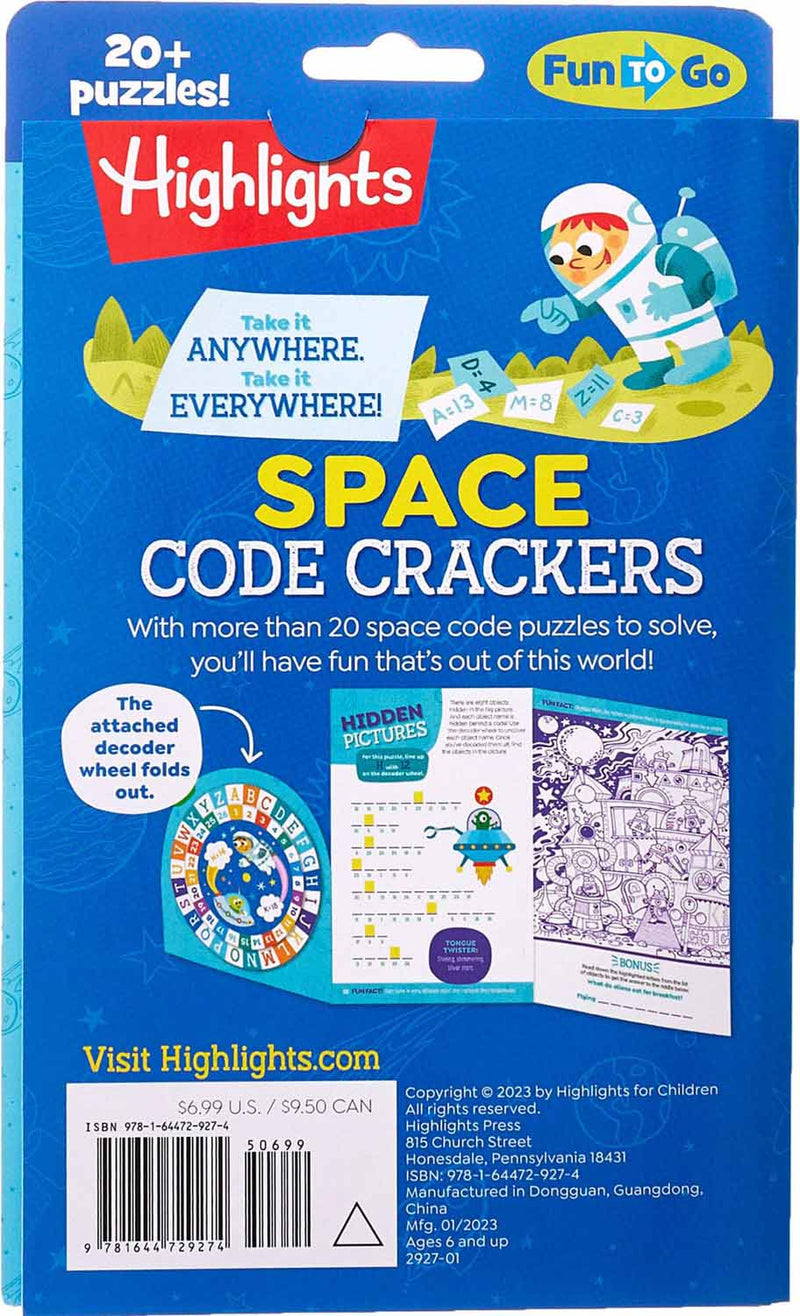 Space Code Crackers (Highlights Fun to Go)-Activity: 益智解謎 Puzzle & Quiz-買書書 BuyBookBook
