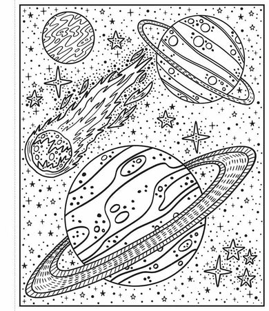 Space Magic Painting Book Usborne
