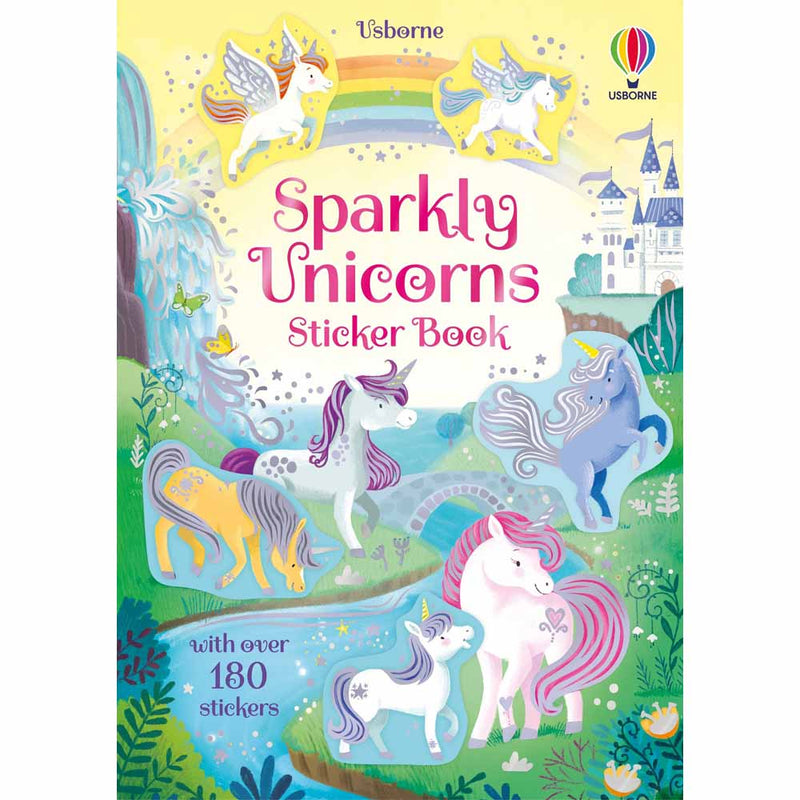 Sparkly Unicorns Sticker Book Usborne