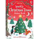 Sparkly Christmas Trees Sticker Book (Jessica Greenwell)-Activity: 繪畫貼紙 Drawing & Sticker-買書書 BuyBookBook