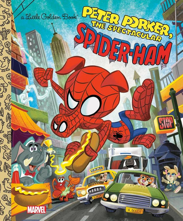 Spider-Ham Little Golden Book (Marvel Spider-Man)-Children’s / Teenage fiction: General and modern fiction-買書書 BuyBookBook