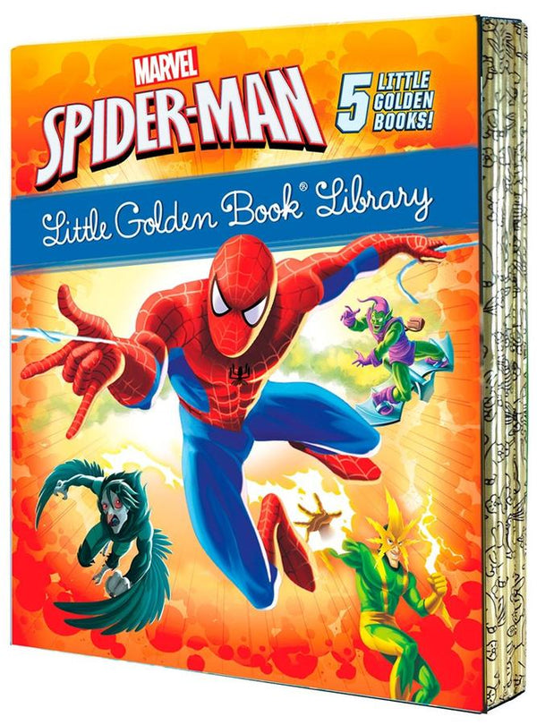 Spider-Man Little Golden Book Library (Marvel)-Children’s / Teenage fiction: General and modern fiction-買書書 BuyBookBook