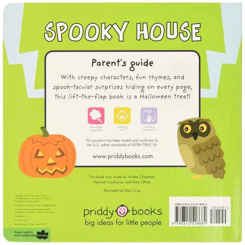 Spooky House, Lift-the-Flap Tab(Board Book) Priddy