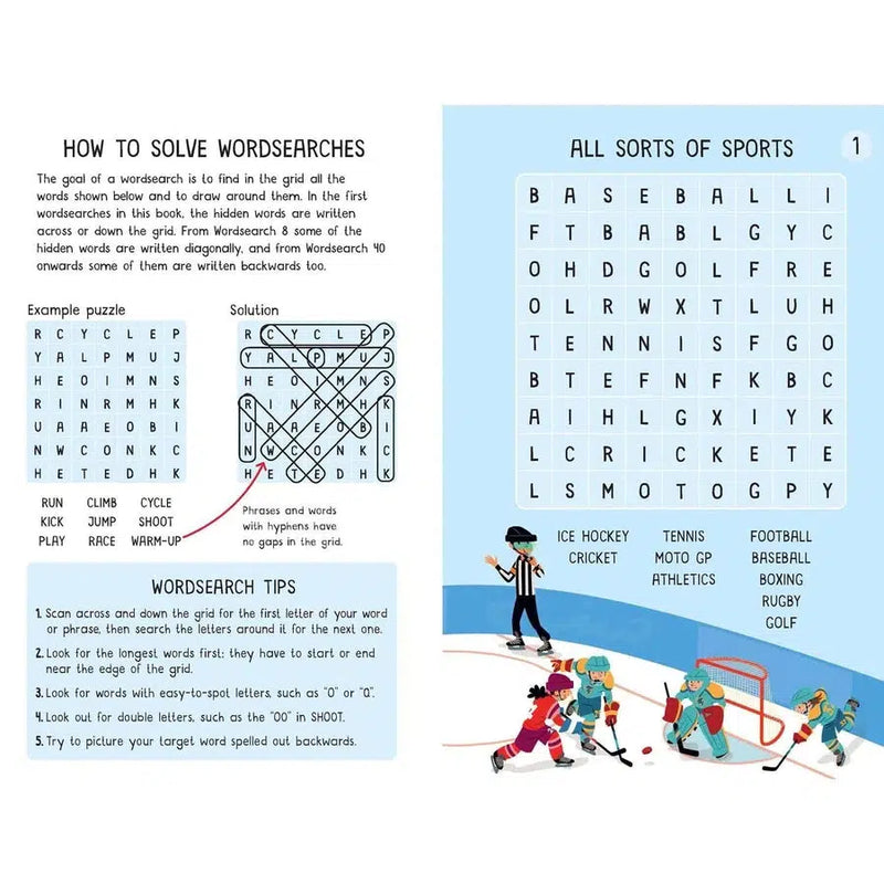 Sports Wordsearches Usborne