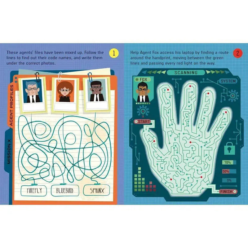 Spy Maze Puzzles (Usborne Mini) Usborne