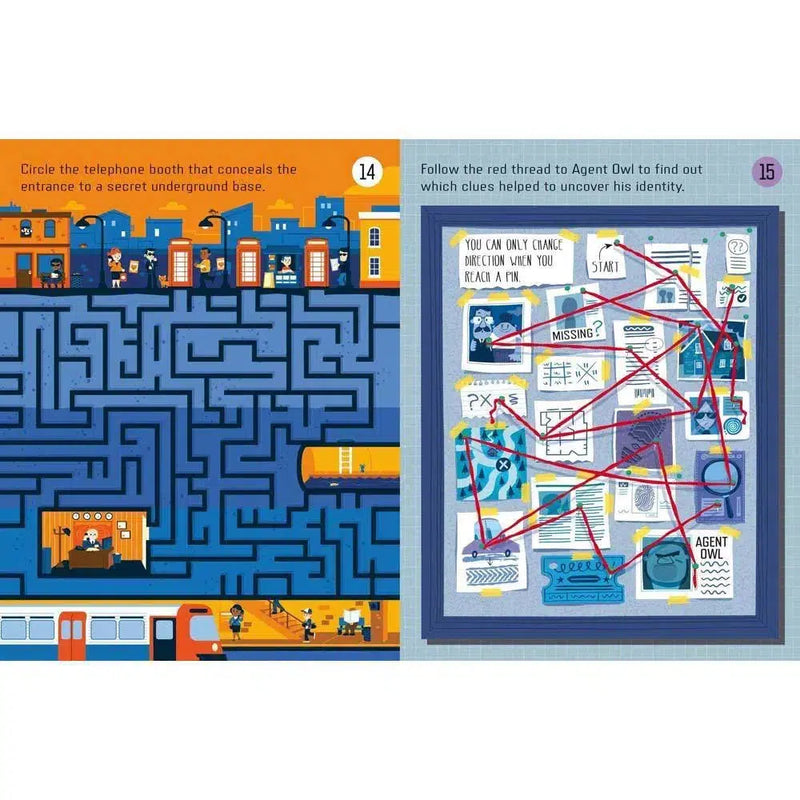 Spy Maze Puzzles (Usborne Mini) Usborne
