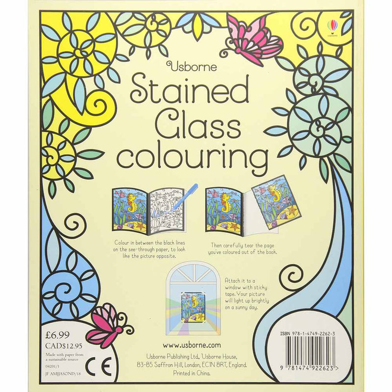 Stained Glass Colouring Usborne