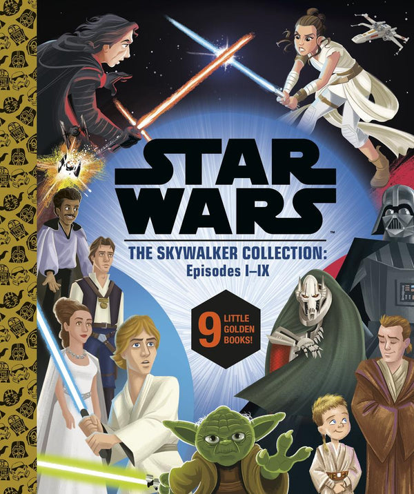 Star Wars Episodes I - IX: a Little Golden Book Collection (Star Wars)-Children’s / Teenage fiction: General and modern fiction-買書書 BuyBookBook