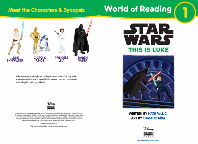 Star Wars: World of Reading: This is Luke-Fiction: 歷險科幻 Adventure & Science Fiction-買書書 BuyBookBook