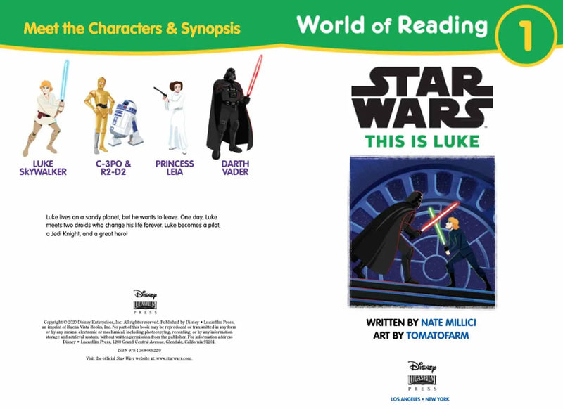 Star Wars: World of Reading: This is Luke-Fiction: 歷險科幻 Adventure & Science Fiction-買書書 BuyBookBook